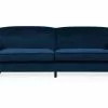 Bracknell 3 Pers. Sofa, Blå Velour