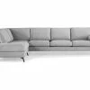 Ocean Lyx 4 Pers. Sofa M. Chaiselong, Grå (Venstrevendt) -Sofaer Butik 9000662093