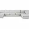 Ocean Lyx U-sofa M. Chaiselong, Beige (Højrevendt) -Sofaer Butik 9000662109