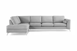 Ocean Lyx 4 Pers. Sofa M. Openend, Grå (Venstrevendt)