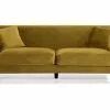 Amanda 3 Pers. Sofa, Gul Velour -Sofaer Butik 9000663755