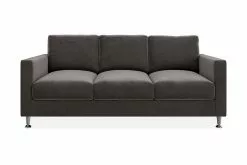 The Heights 3 Pers. Sofa, Grå Velour