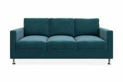 The Heights 3 Pers. Sofa, Turkisgrøn Velour