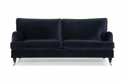 Howard Classic 3,5 Pers. Sofa, Midnatsblå Velour