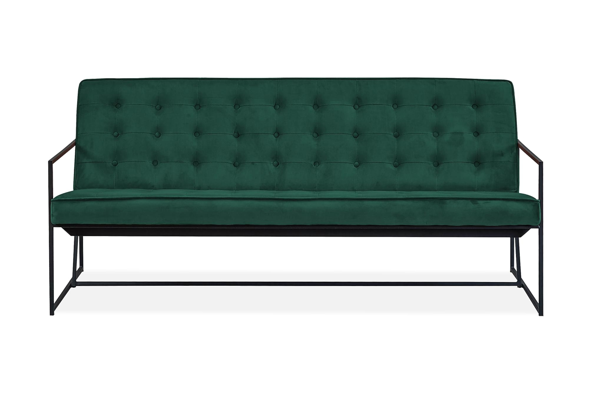 Indy 3 Pers. Sofa, Grøn Velour 3 Indy 3 Pers. Sofa, Grøn Velour