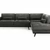 Copenhagen 2,5 Pers. Sofa M. Chaiselong, Grå Velour (Højrevendt) -Sofaer Butik 9000795819 1