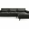 Copenhagen 3 Pers. Sofa M. Chaiselong, Grå Velour (Højrevendt) -Sofaer Butik 9000795834