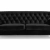 Howard Riviera 3 Pers. Sofa, Sort Velour 2 Howard Riviera 3 Pers. Sofa, Sort Velour -Sofaer Butik 9000910371