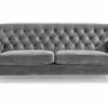 Howard Riviera 3 Pers. Sofa, Sølvgrå Velour 1 Howard Riviera 3 Pers. Sofa, Sølvgrå Velour -Sofaer Butik 9000910376