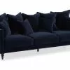 Wanberg 3 Pers. Sofa, Blå Velour -Sofaer Butik 9000910662