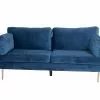 Bloom 3 Pers. Sofa, Blå Velour -Sofaer Butik 9000933927