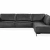 Akron 2,5 Pers. Sofa M. Chaiselong, Grå Bonded Læder (Højrevendt) -Sofaer Butik 9000952153