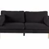 Bloom 3 Pers. Sofa, Sort Velour -Sofaer Butik 9000952322